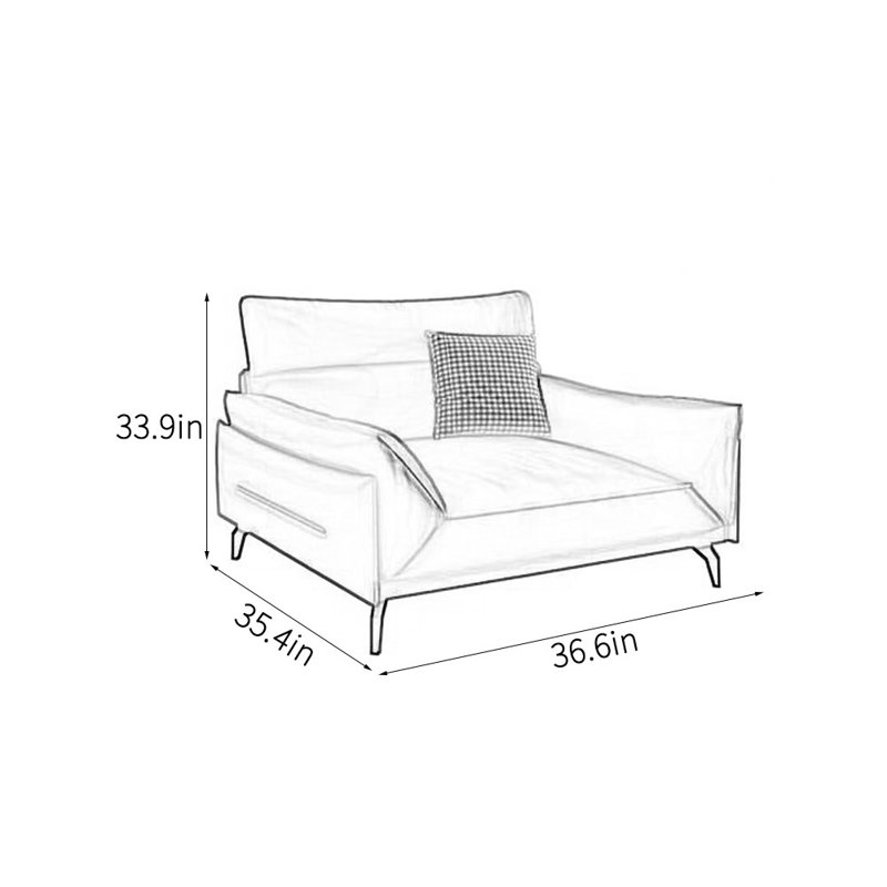 Business simple modern office sofa
