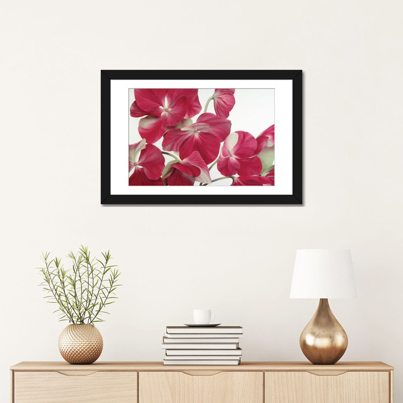 « floriade iv », impression sur toile, H 24 po x l 32 po x P 1 po, Papier d'art encadré noir, Blanc