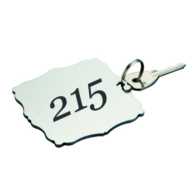 Dolce Vita Key Chain 01 - 6 Pieces - Pewter