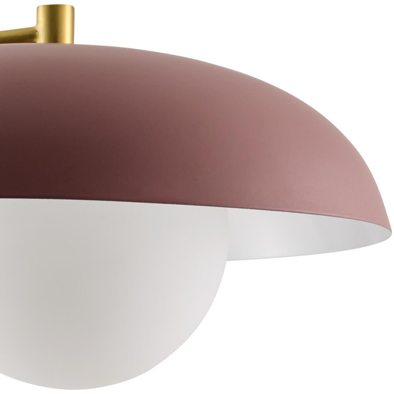 Barrile Farmington Table Lamp, Red, Beige