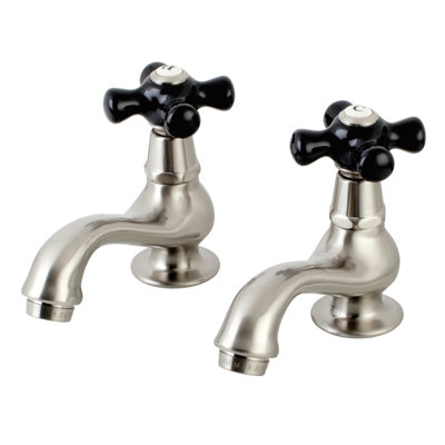 Kingston Brass Duchess Two-Handle Deck Mount Basin Tap Faucet