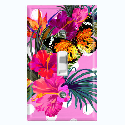 Patterned Toggle Light Switch Standard Wall Plate