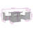 Vidaxl Garden Sofa Set Black, Cream White