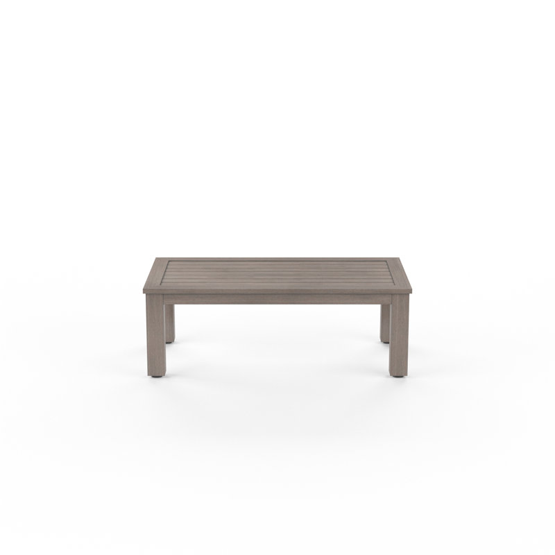 Laguna Rectangular Metal Outdoor Coffee Table , 28.74'' in. W 53.98'' in. D