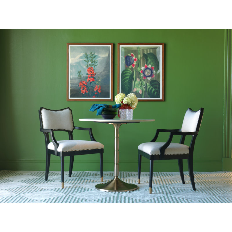 Powers Upholstered Arm Chair, Amsterdam Black