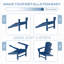 Chaise Adirondack d'extérieur Hdpe-199080590