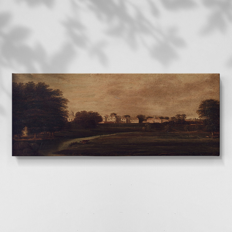 Série paysage - CDXLVI - Toile tendue avec châssis - Prêt à accrocher, H 20 po x l 50 po