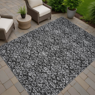 Machine Washable Indoor/Outdoor Chantille ACN2712 Casual Rug