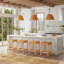 Flora Rattan Scalloped Bar and Counter Height Stool-1939954663