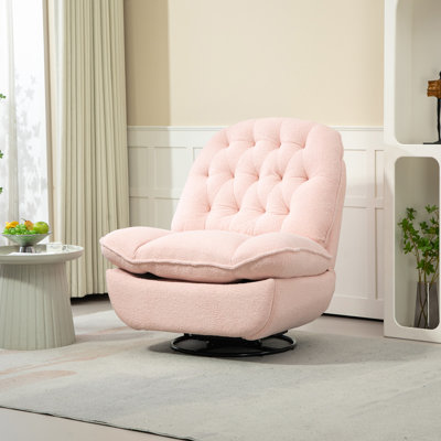 Fauteuil inclinable moderne capitonné