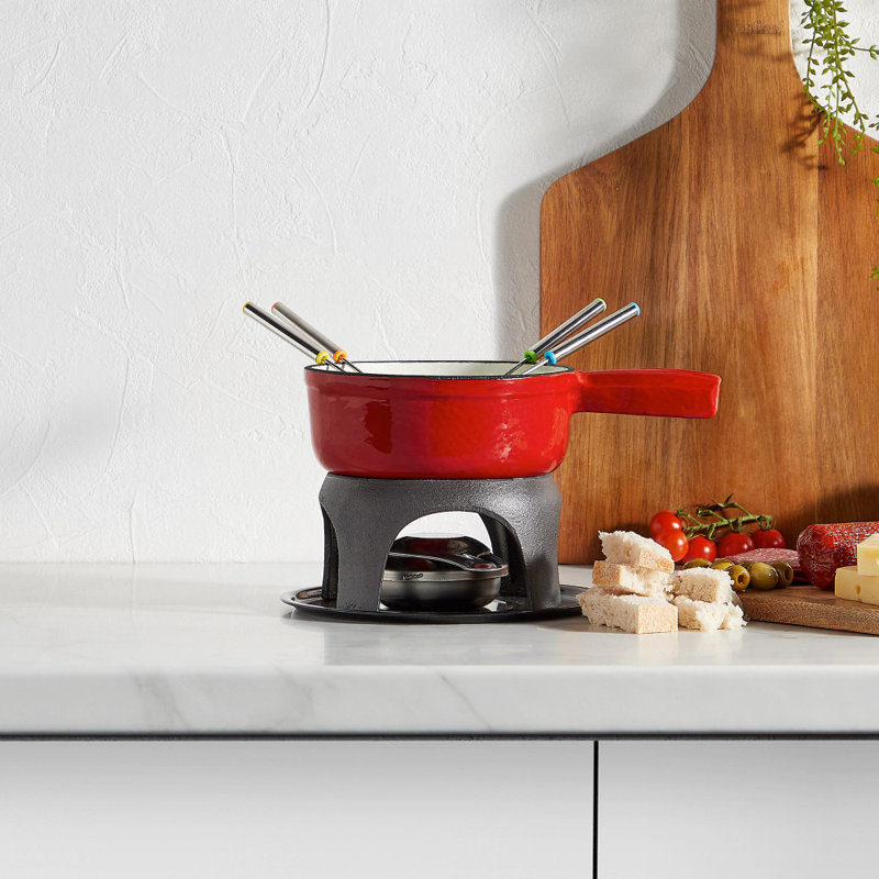  8 Piece Cast Iron Fondue Set