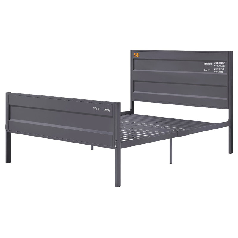 Lit simple, Double, Gris