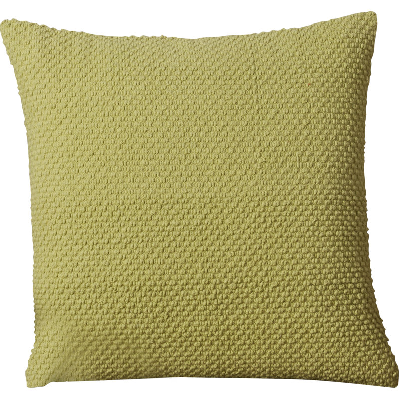 Mansel Textured Throw Pillow, Sage, 20"W x 20"H x 3"D, Polyester