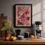 Clustered Peonies and Roses Botanical - Framed Print-951912242-951941327