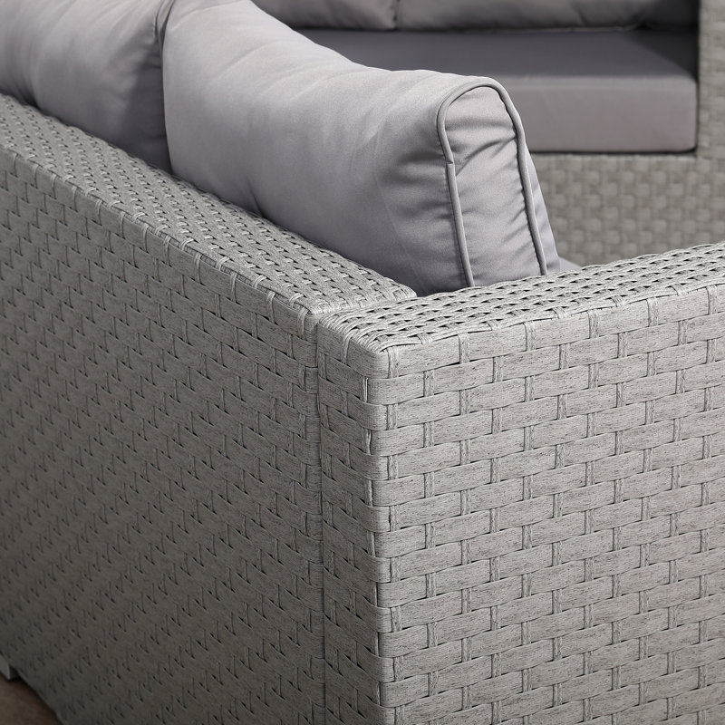 Amneek Garden Lounge Set with Cushions