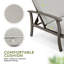 Ensemble de chaise longue d'extérieur en aluminium avec table Aliriza