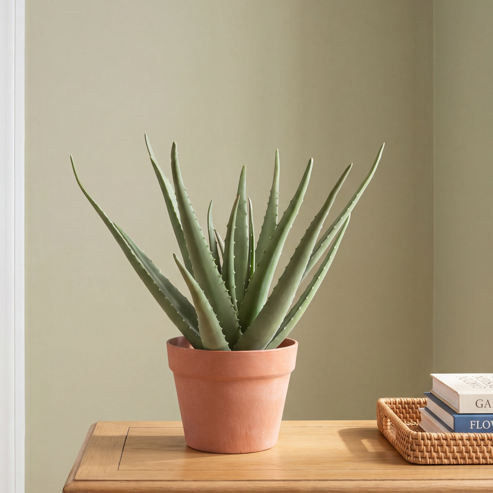 17'' Faux Aloe Plant in Pot