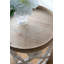 Grande table d'appoint 23 po blanche vieillie