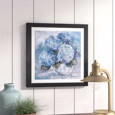 Hydrangea Blues by Debi Coules - Single Picture Frame Print