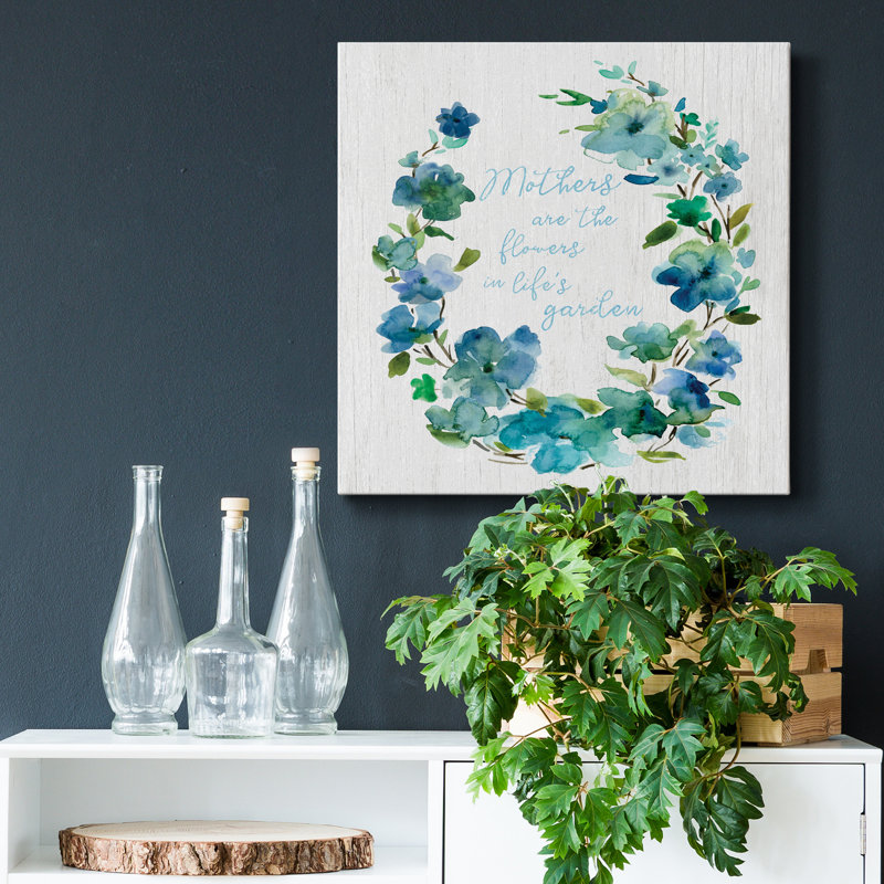 Mother's Life Garden - Impression sur toile tendue, H 16 po x l 16 po x P 1 po