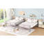 Lit superposé double au-dessus de double, argent-129391626