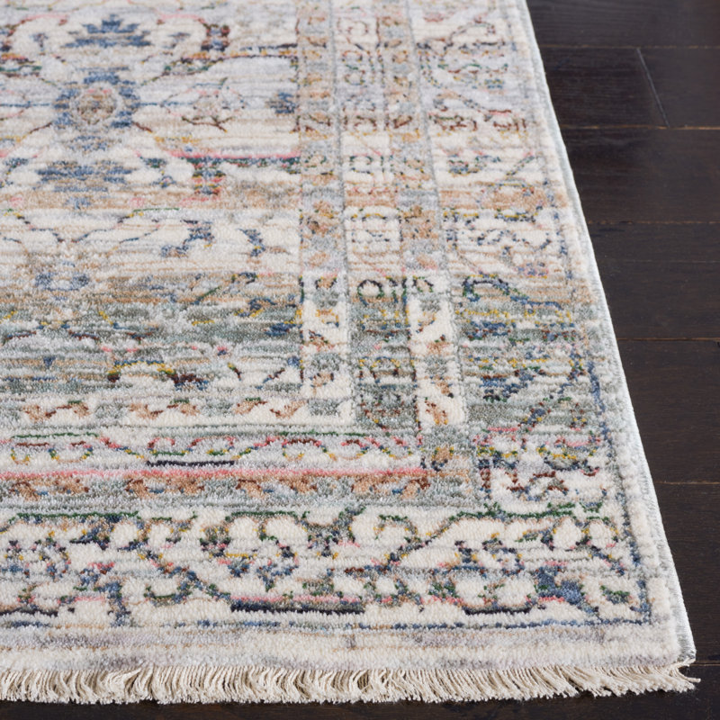 Bremen Oriental Power Loomed Area Rug, Square 6'7"