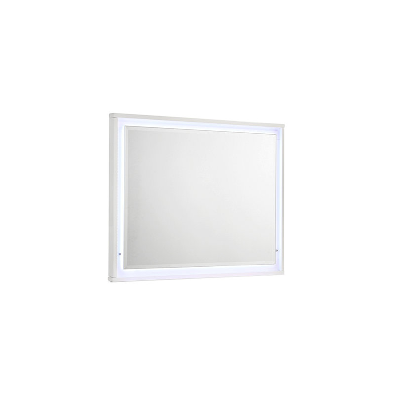 Manhattan Mirror – Lacquer Frame With Integrated LED Lighting For A Sleek, Modern Look (INCLUDES MIRROR ONLY)