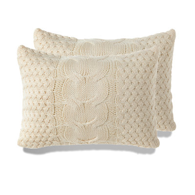 Housse de coussin rectangulaire en acrylique 