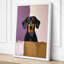 Alert Gaze Modern - Wrapped Canvas-182838043-182838041