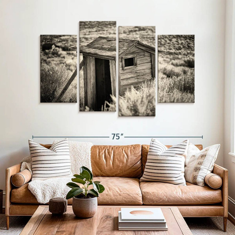 Lilie Ghost Town Outhouse I, H 42 po x l 68 po