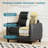 35" W Modern Faux Leather Armchair-1923115690