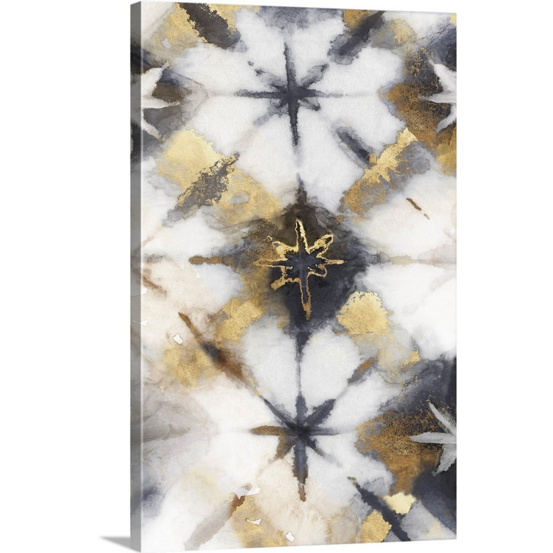 « Tye Dye IV », version neutre par Eva watts, reproduction d’art sur toile, H 36 po x l 24 po x P 1,25 po, Toile tendue