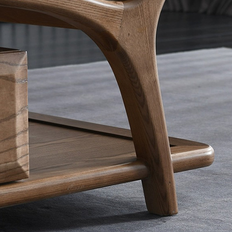 Coffee Table with Smooth Rounded Edges
