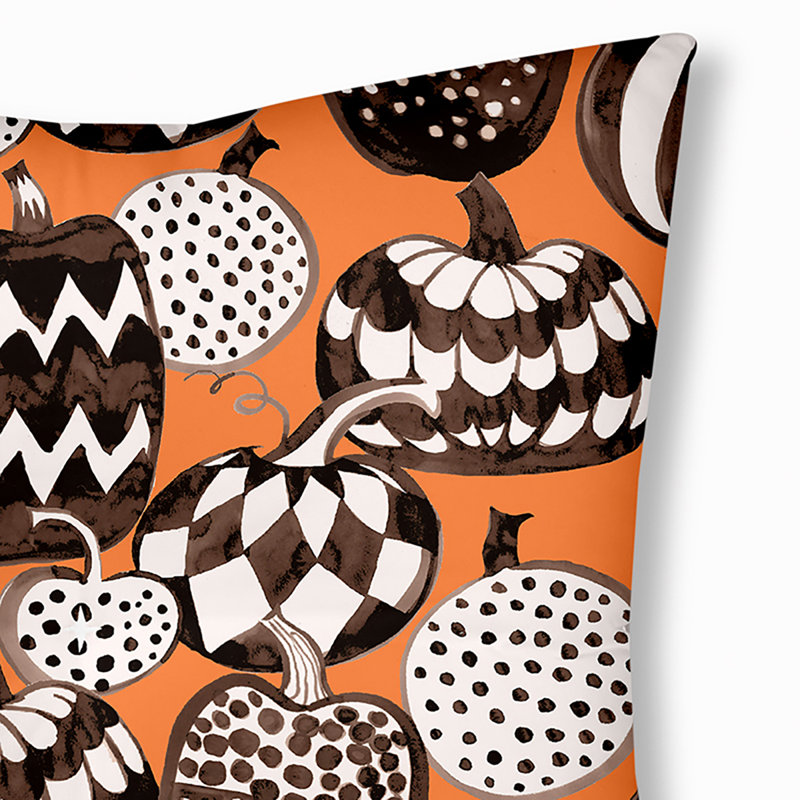 Coussin 331_Pumpkins, Orange clair, 26 po x 26 po