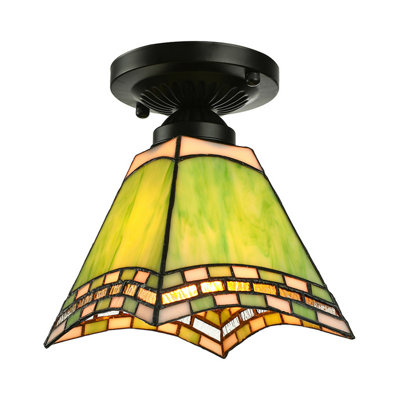 Plafonnier semi-encastré 1 lumière 8 po