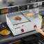 Friteuse commerciale de 6 L avec plaque chauffante