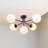Kincheloe Glass Semi Flush Mount-1823381057