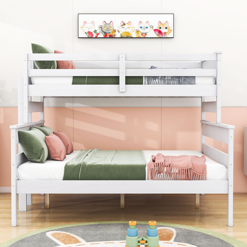 Lit superposé Jarie Kids, Simple TG sur grand, Blanc