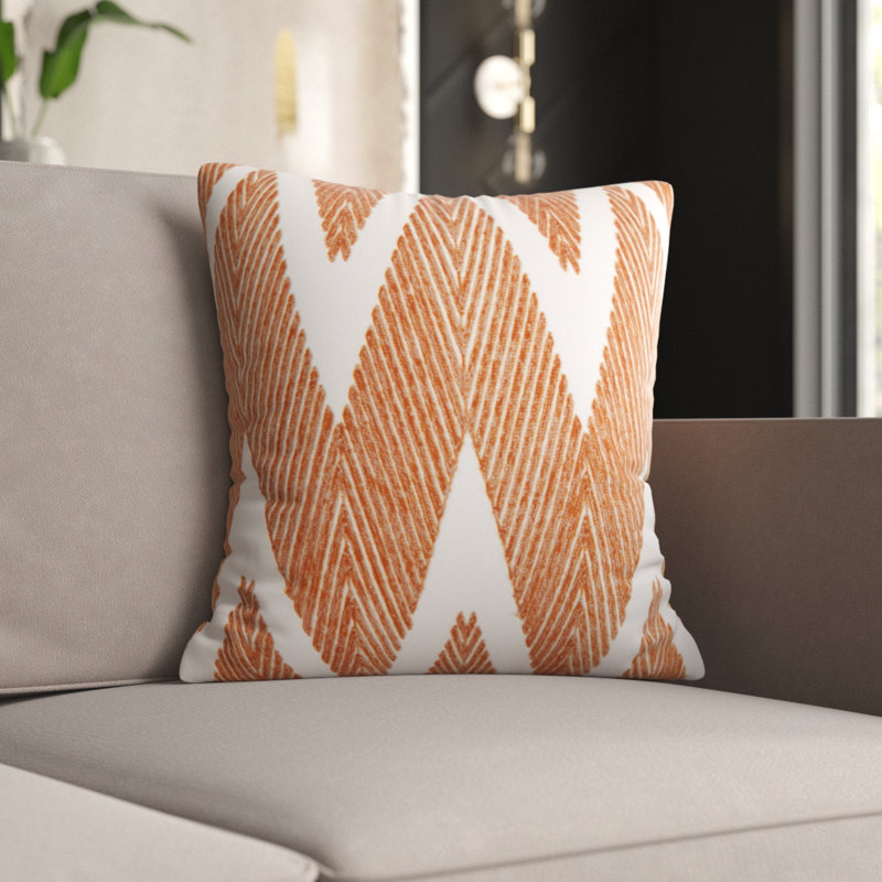  Indoor Throw Pillow, Orange