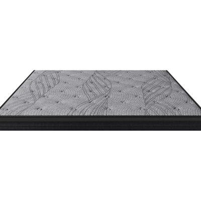 Matelas ferme de 12 pouces, mousse grise, 560 ressorts ensachés pour isoler les mouvements et déballage rapide