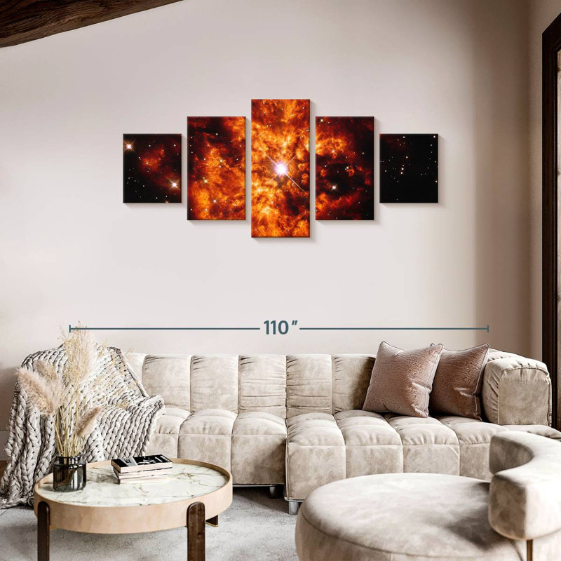 Wolf Rayet Star, 36" H x 80" W