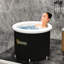 Baignoire froide portative 79 gallons, pour les sportifs avec housse de guêpe et sac de transport, traitement des eaux noires