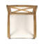 Ensemble de 2 chaises de salle à manger en bois avec coussins crème-697455713-697455725