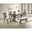 Meuble de salle à manger rembourré rustique 1pc