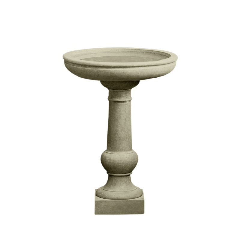 Williamsburg Tea Table Birdbath, Verde
