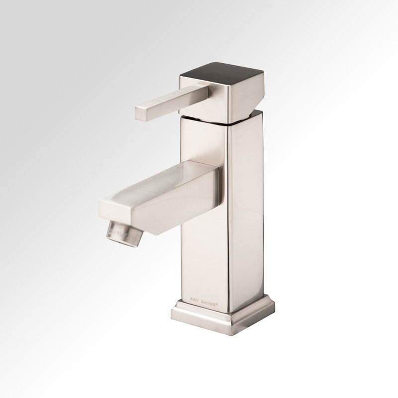 Robinet de salle de bain Robo Robinet de salle de bain nickel brossé en laiton massif à contrôle de température et d'eau à niveau unique, 2,2 gallons par minute