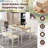 Gracie Oaks 5-piece Dining Set Solid Wood Kitchen Furniture With Rectangular Table & 4 Chairs Natural