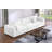 Squared Arm Wide Seat Upholstered Sofa-1464318008
