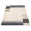 Tapis ivoire / bleu / gris Salime-945190041