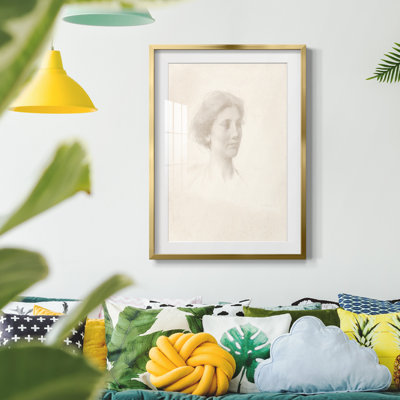 Vintage Sketch XLVIII -Framed Print